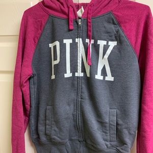 SOLD PINK Zip-up Hoodie